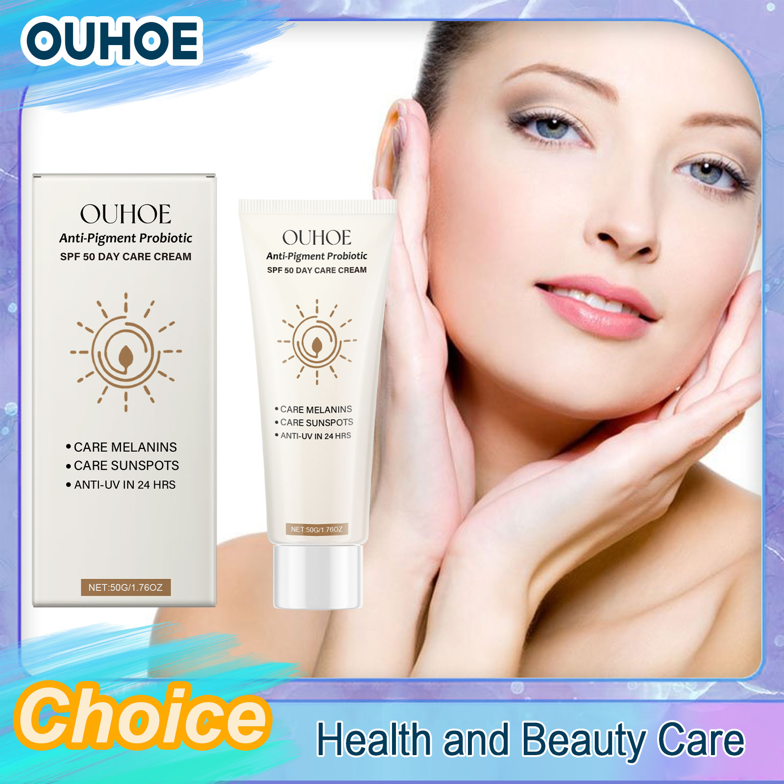 Spf 50 Sunscreen - SPF50 Sunscreen Defensing Ultraviolet Reducing Pigmentation