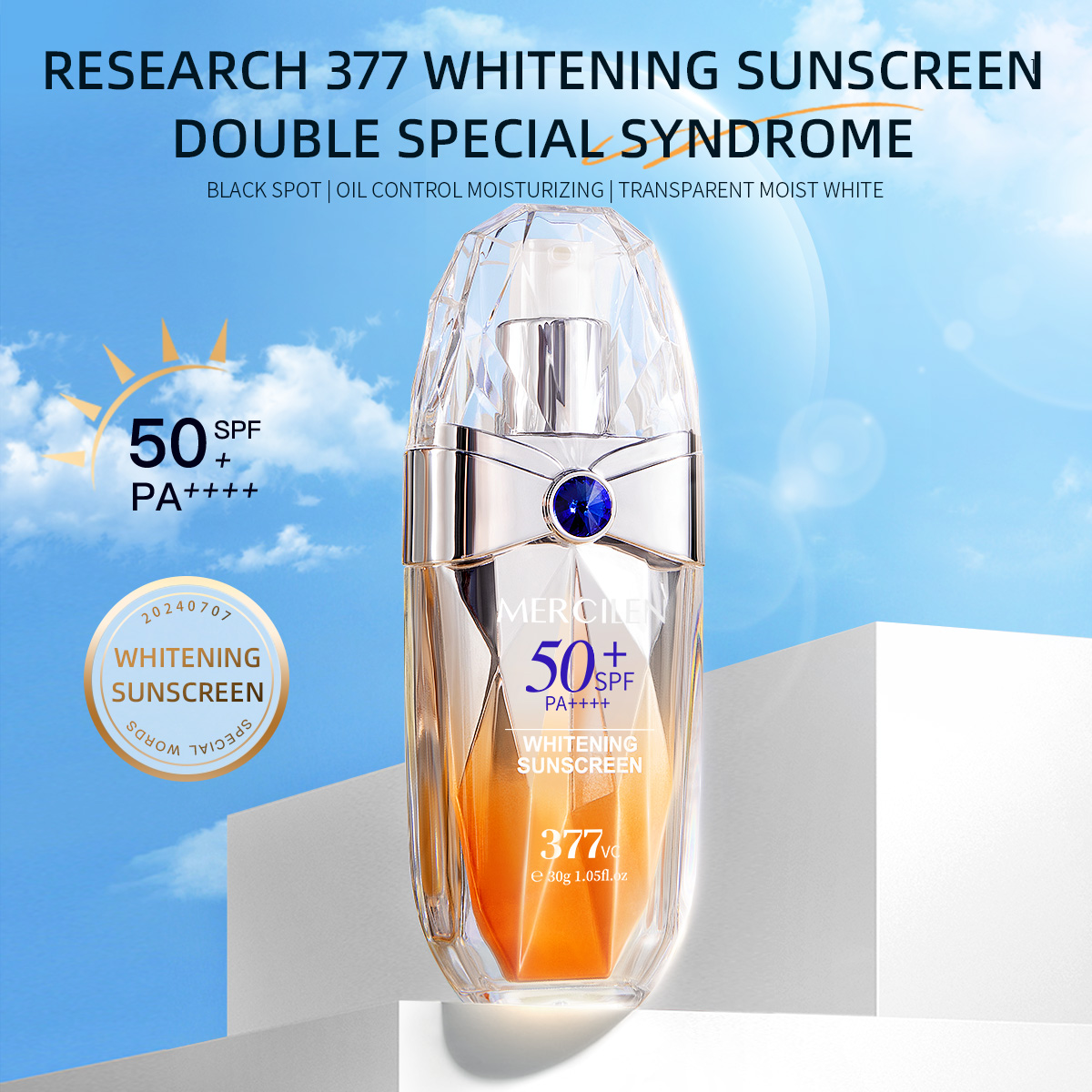 Mercilen Sunscreen 30g, Spf50+ - Spf 50 Sunscreen review and price