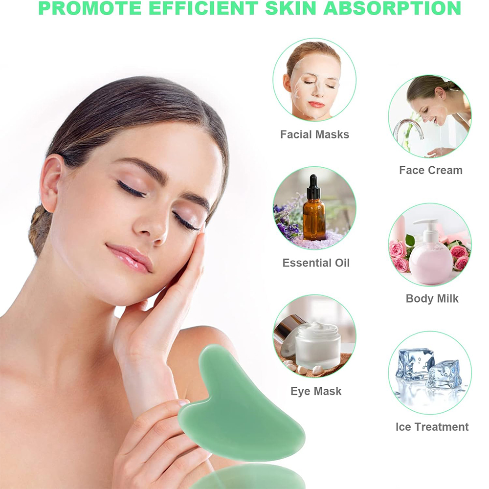 1PCS Natural Glass Jade Scrapi - Skincare Natur E review and price