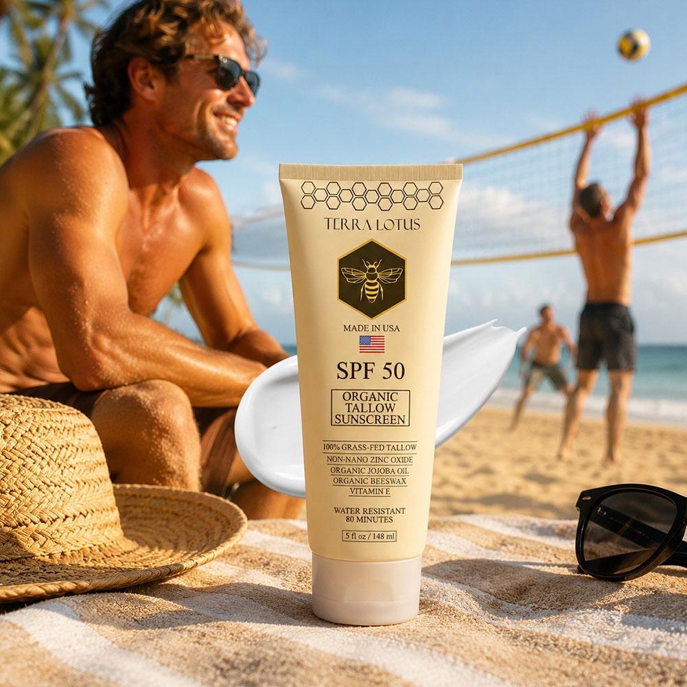Organic Tallow Sunscreen SPF 5 - Spf 50 Sunscreen review and price