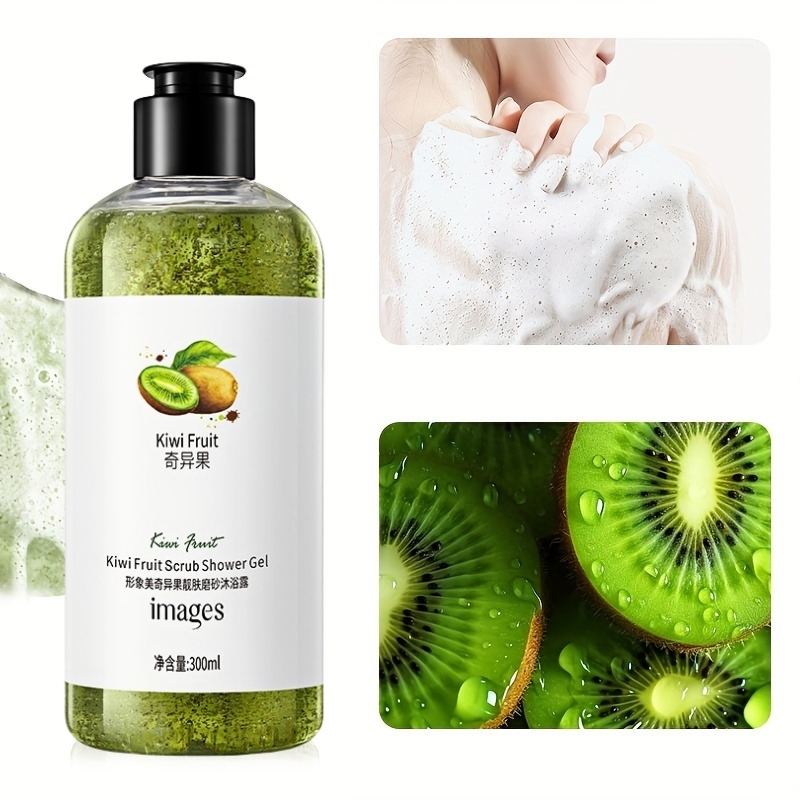 300ml Kiwi Fruit Scrub Shower  - Skincare Ingredients review and price
