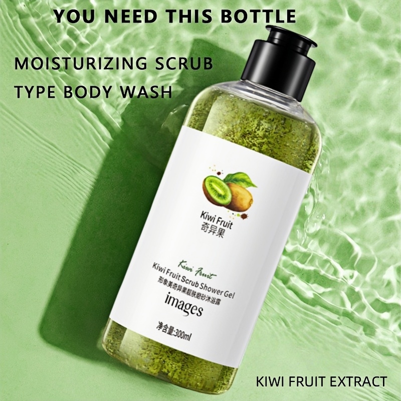 300ml Kiwi Fruit Scrub Shower  - Skincare Ingredients review and price